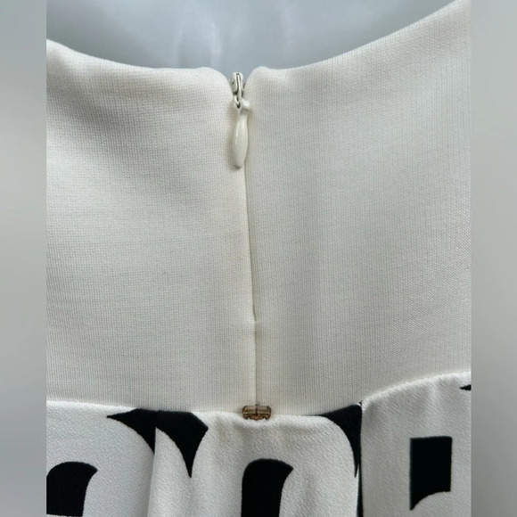 SportMax MaxMara Black & White High Low  tunic, BNWT, size Small - Picture 8 of 10